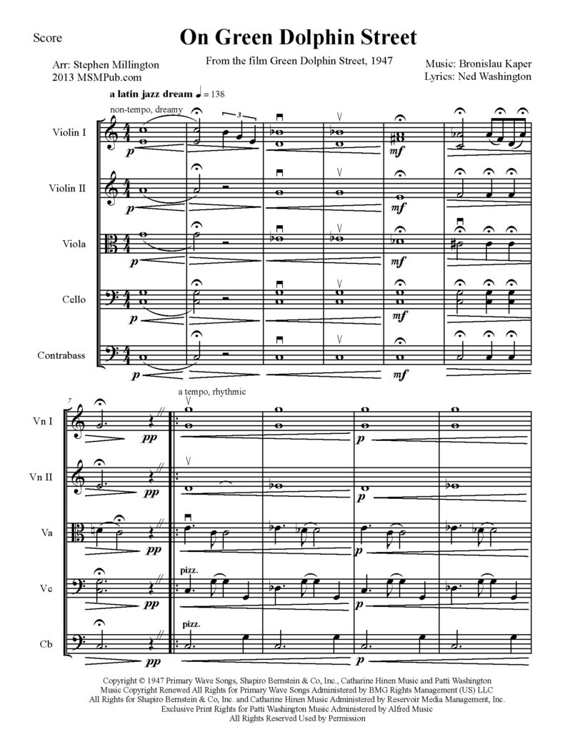 On Green Dolphin Street