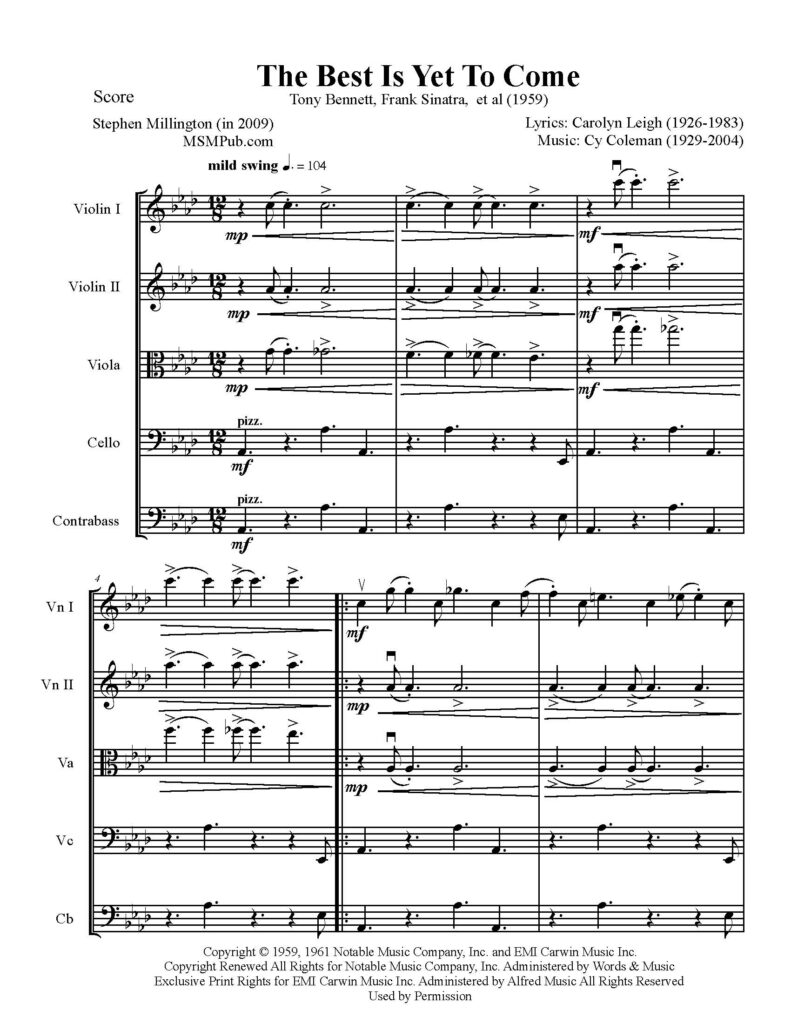 The Best Is Yet To Come